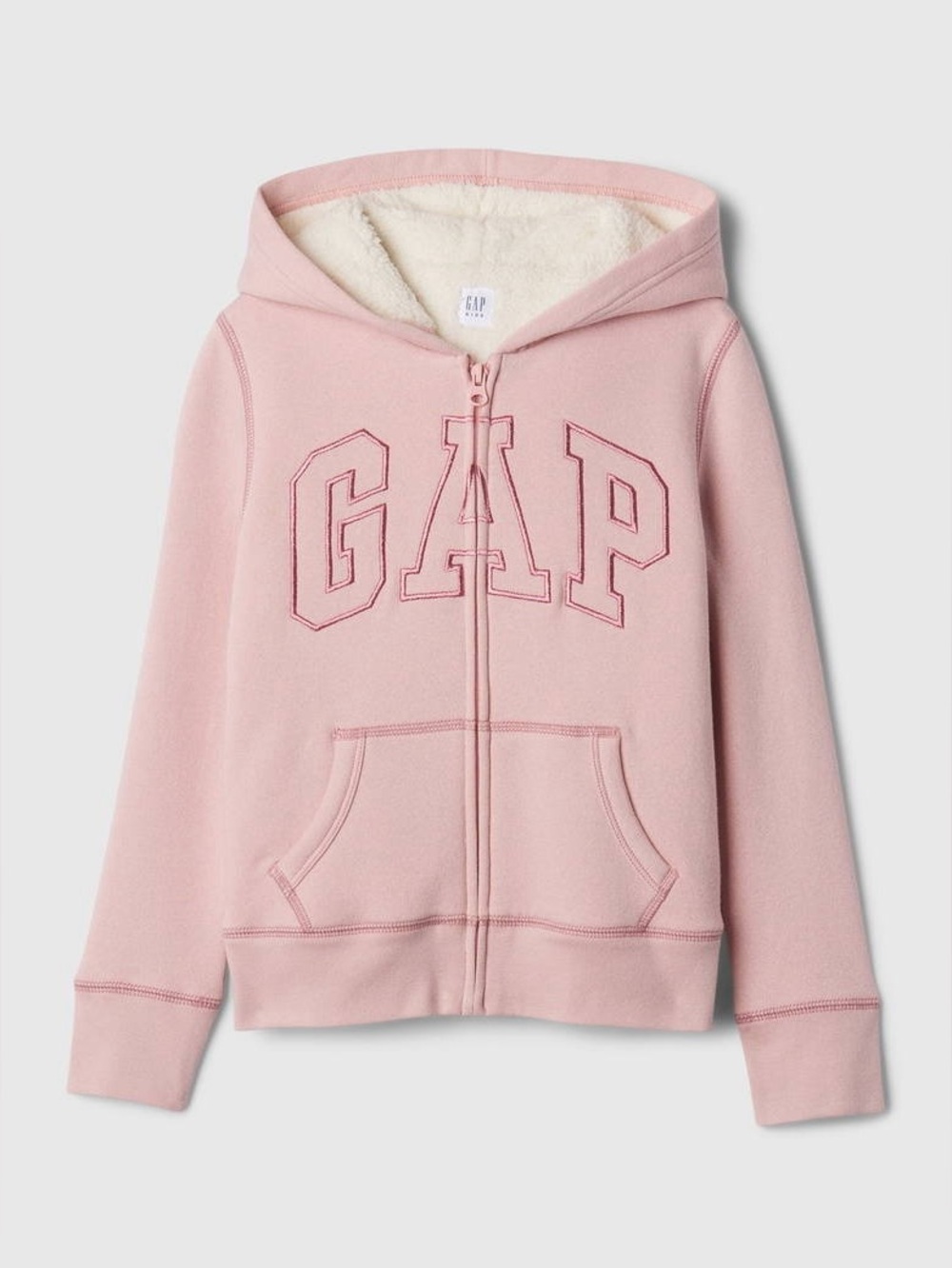 Gap Kids Logo Sherpa-Lined Zip Hoodie XL